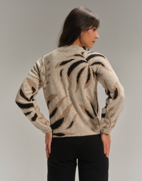 Blusa Raglan Floralis Caramelo Suave