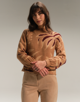 Blusa Raglan Floralis Caramelo Nórdico