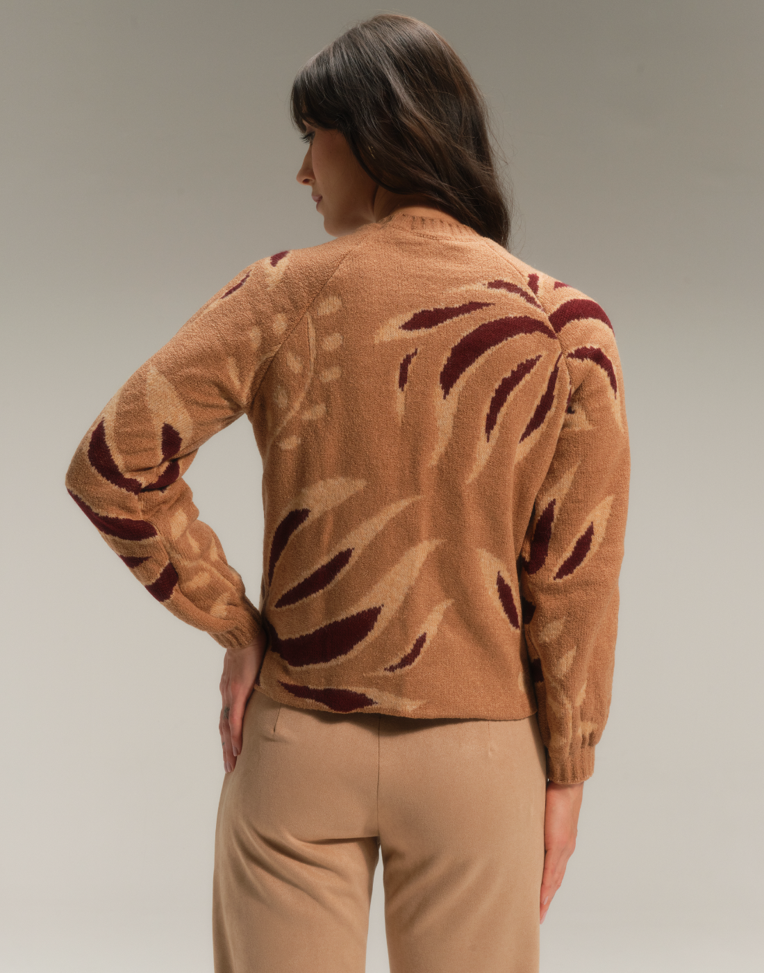 Blusa Raglan Floralis Caramelo Nórdico