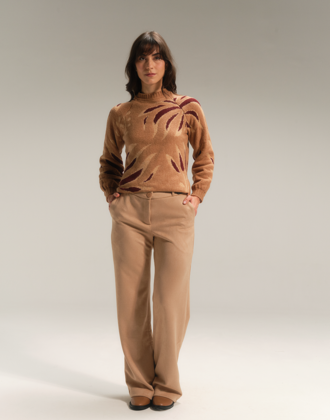 Blusa Raglan Floralis Caramelo Nórdico