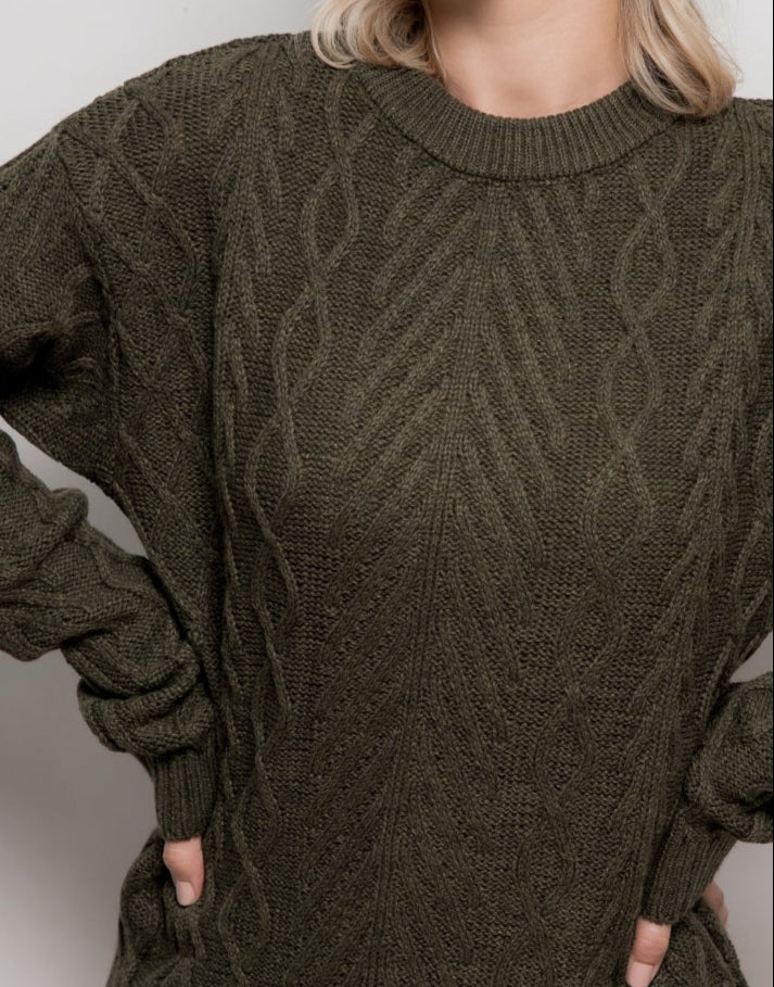 Blusa Trançada Gales Verde