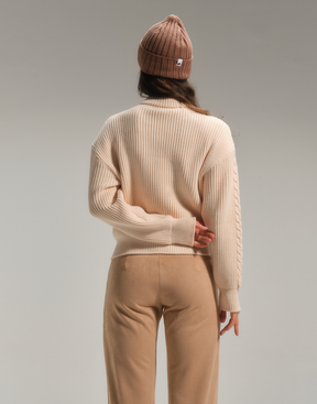 Blusa Gola Alta Mistral Bege