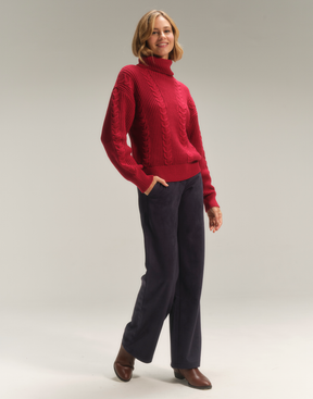 Blusa Gola Alta Mistral Vermelha