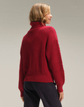 Blusa Gola Alta Mistral Vermelha