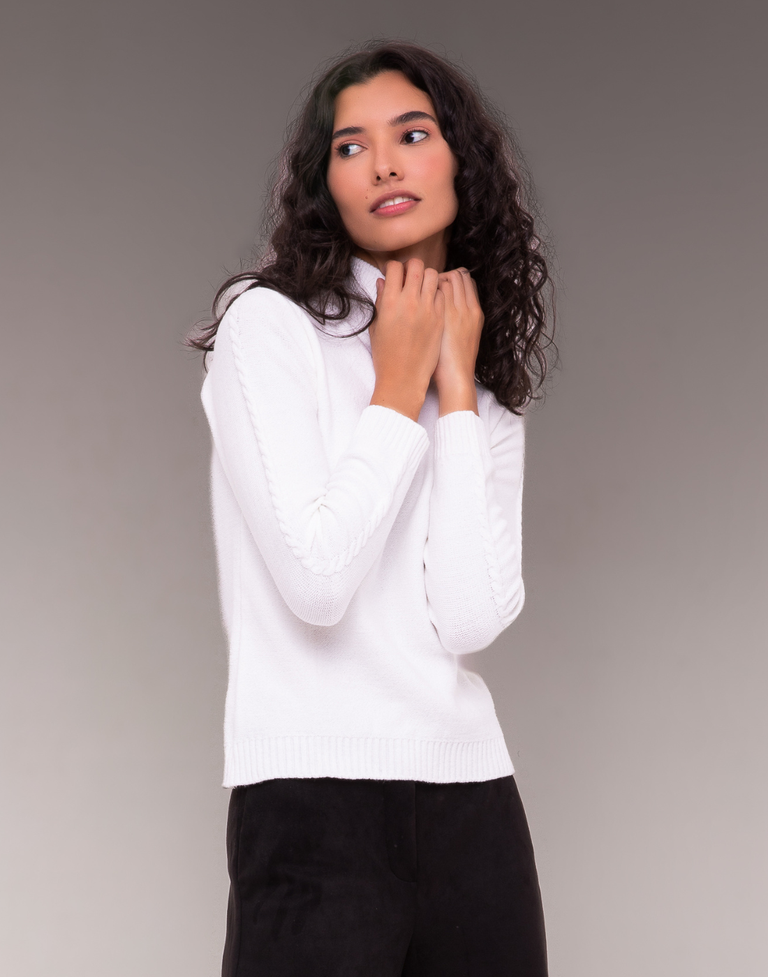 Blusa Karde Trançada Oliz Branco