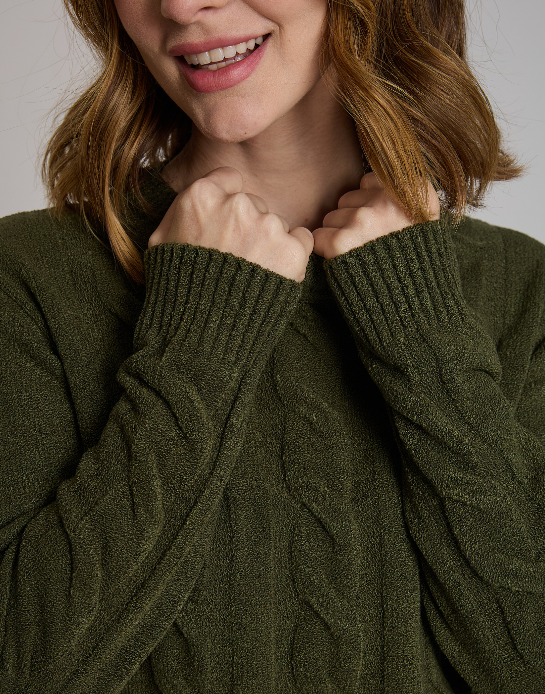 Blusa Mousse Trançada Lausanne Green Mountain