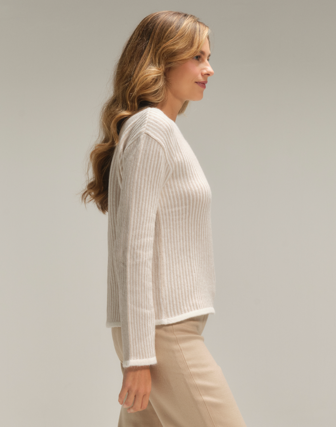 Blusa Listrada Nubbis Branco