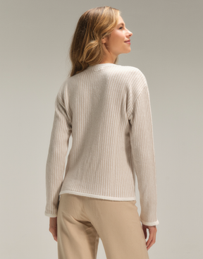 Blusa Listrada Nubbis Branco