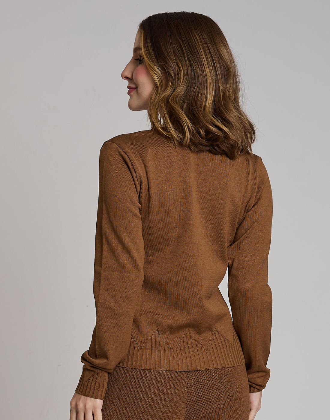 Blusa Losangos Glenroy Caramelo