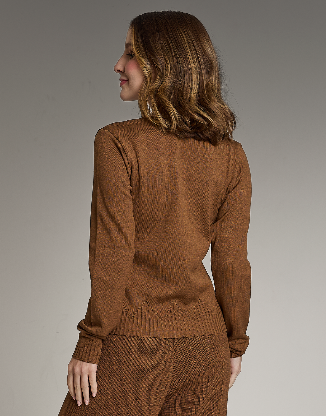 Blusa Losangos Glenroy Caramelo