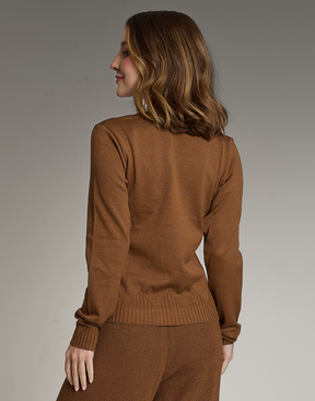 Blusa Losangos Glenroy Caramelo