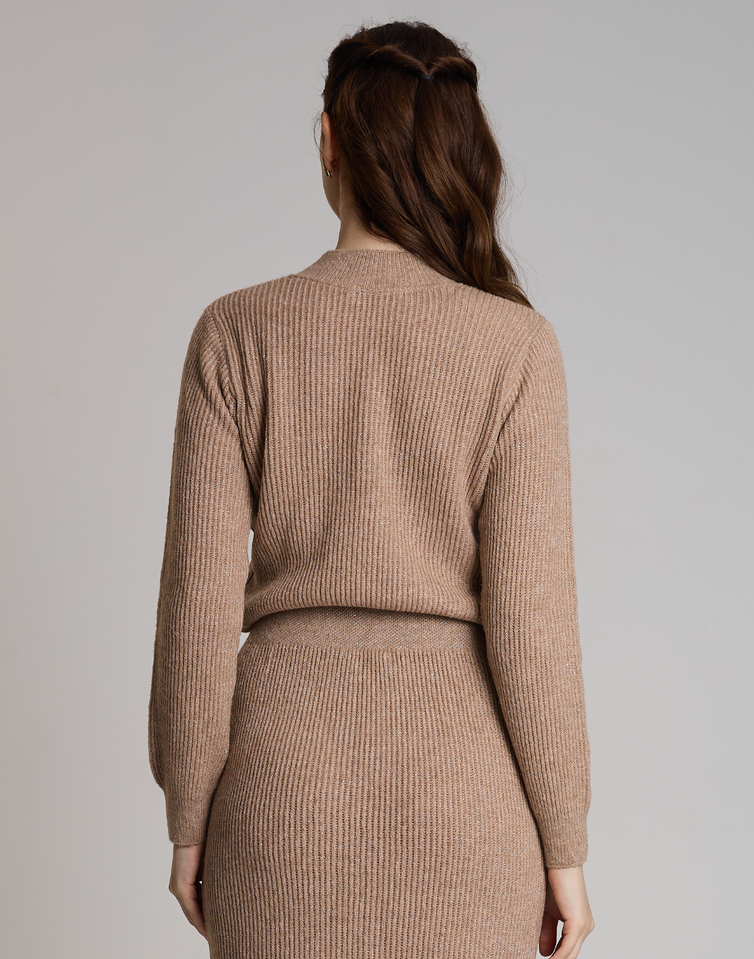 Blusa Lurex Lumière Caramelo Suave