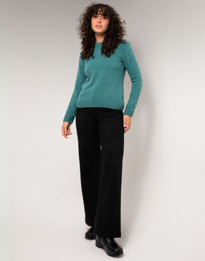 Blusa Mousse Básica Verde Agata