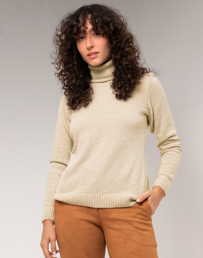 Blusa Mousse Cacharrel Bege