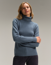 Blusa Mousse Cacharrel Slim Azul Riviera