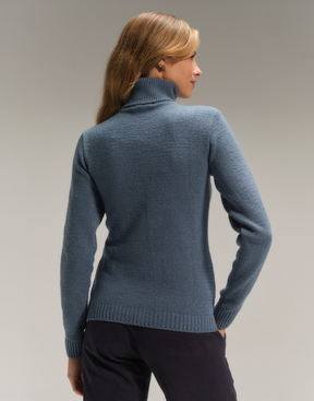 Blusa Mousse Cacharrel Slim Azul Riviera