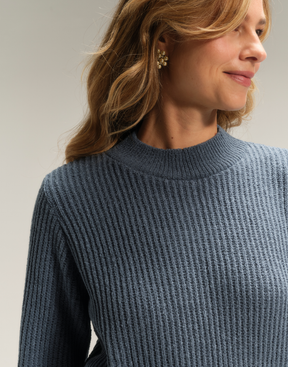 Blusa Fang Mousse Azul Riviera