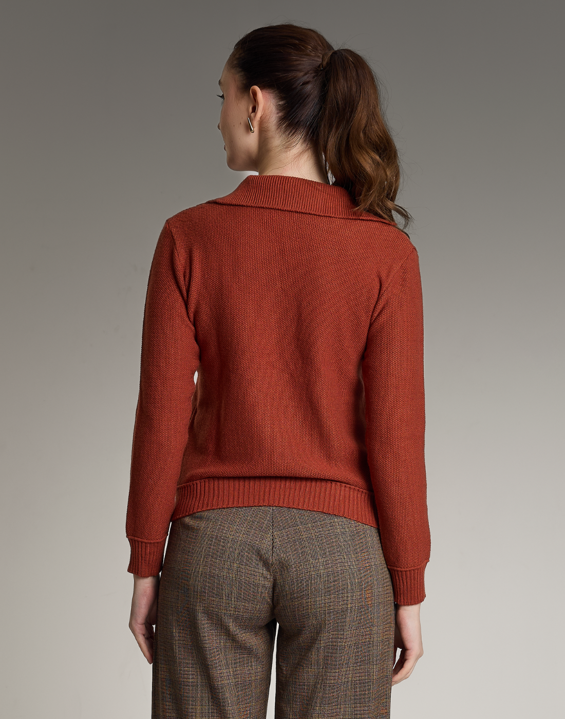 Blusa Polo Tricot Telha