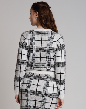 Blusa Tartan Dunbar Branca