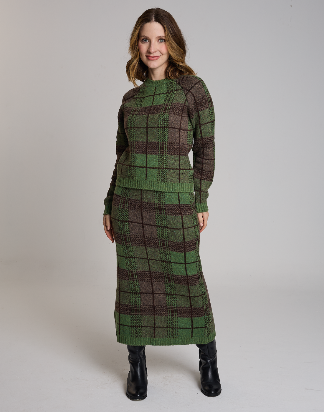Blusa Tartan Dunbar Verde