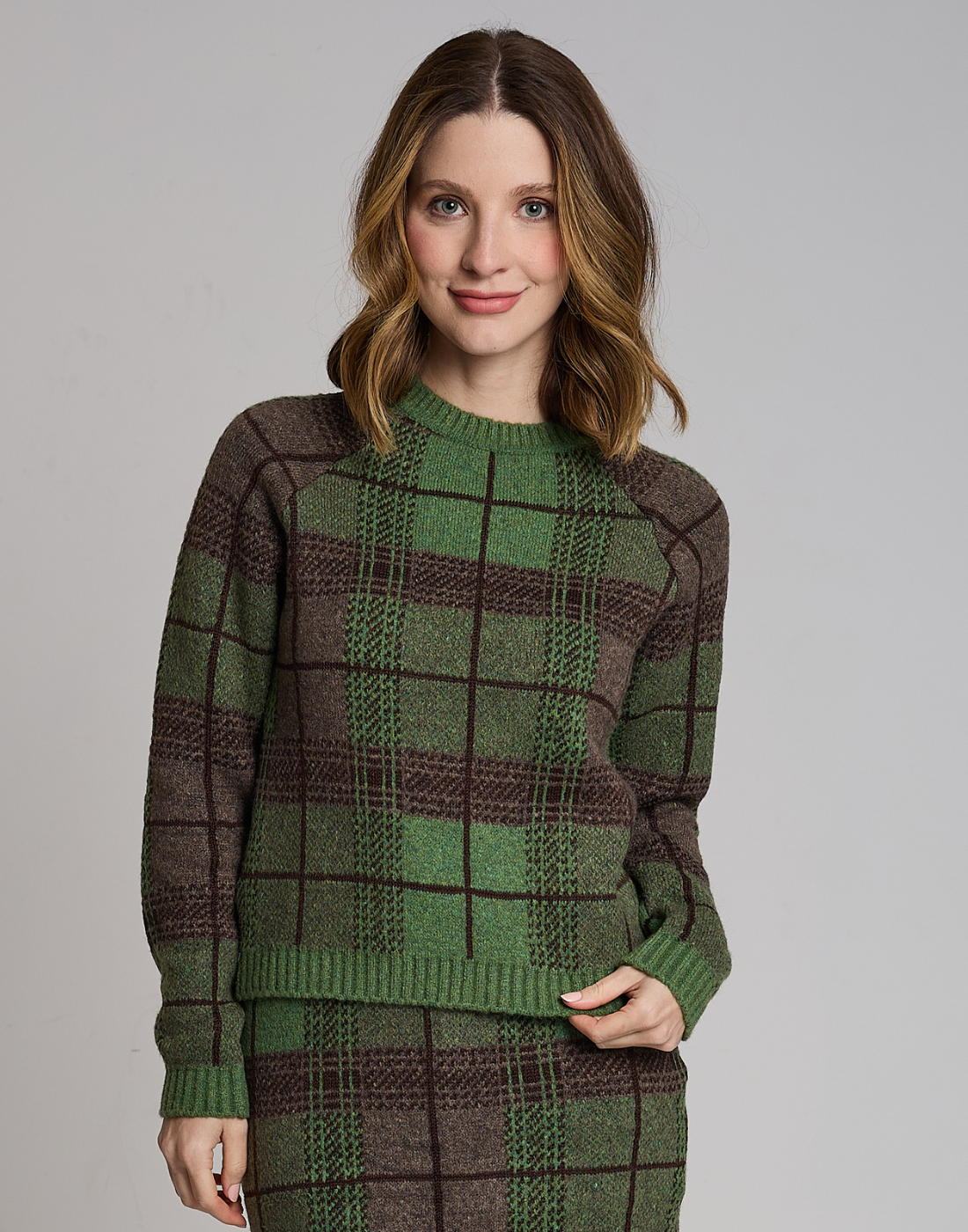 Blusa Tartan Dunbar Verde
