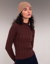 Blusa Trançada Converge Marrom