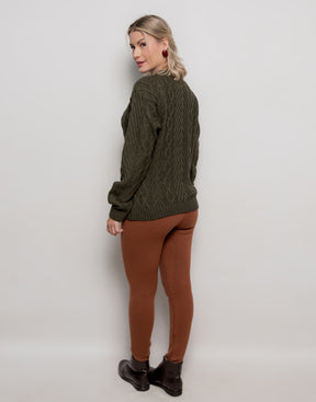Legging Invernada Dupla Marrom Canela