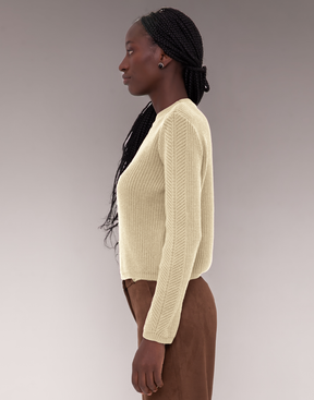 Blusa Tricot Fall Bege