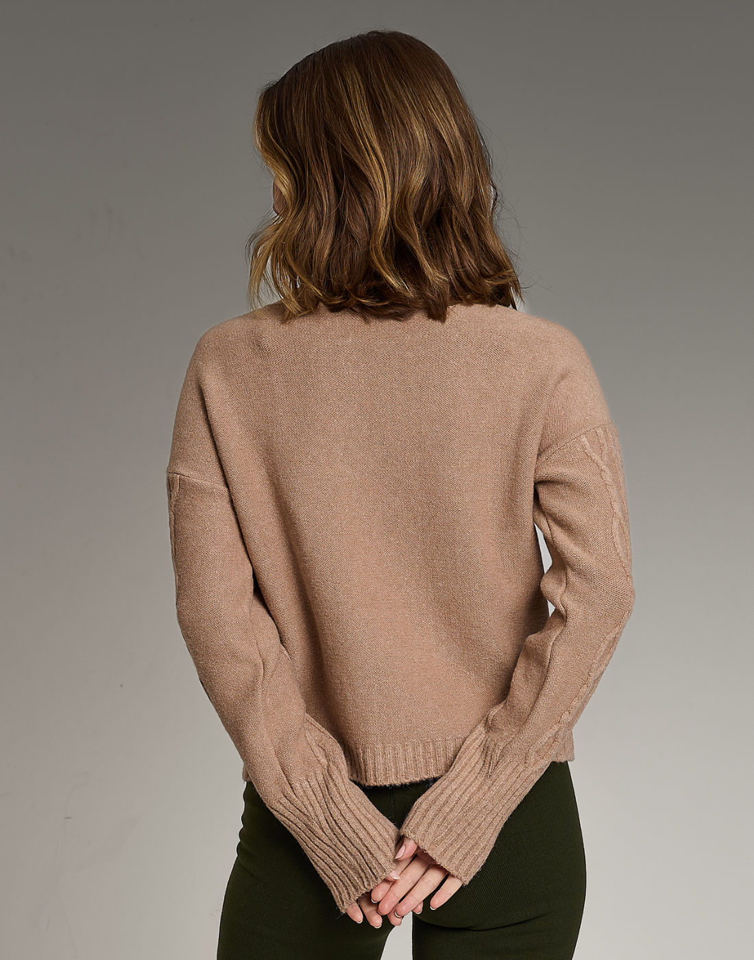 Blusa Aran Hebride Caramelo Suave