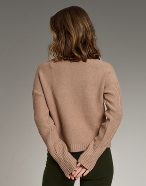Blusa Aran Hebride Caramelo Suave