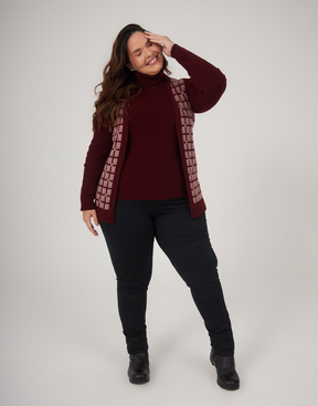 Blusa Cacharrel Beeville Bordeaux