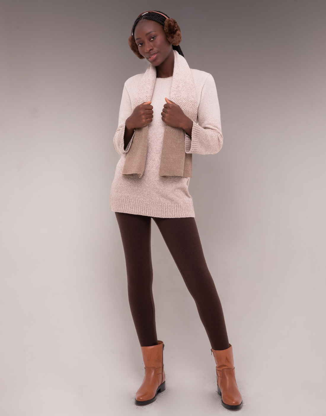 Legging Invernada Dupla Marrom