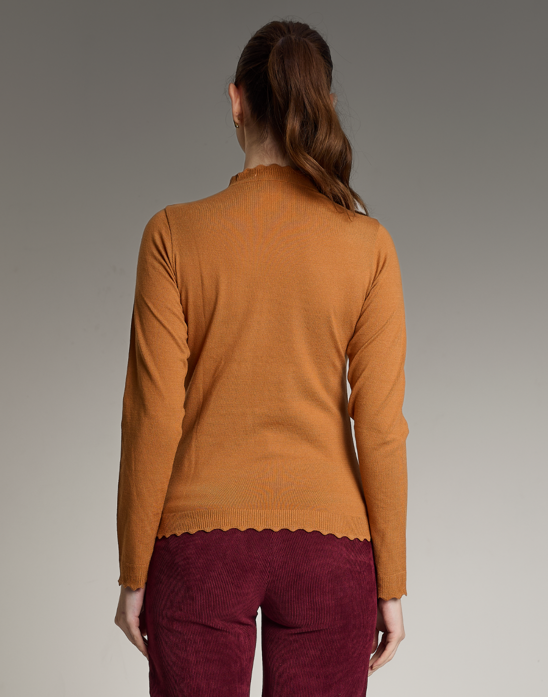 Blusa Gola Islay Caramelo