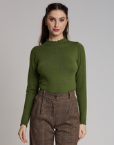 Blusa Gola Islay Verde