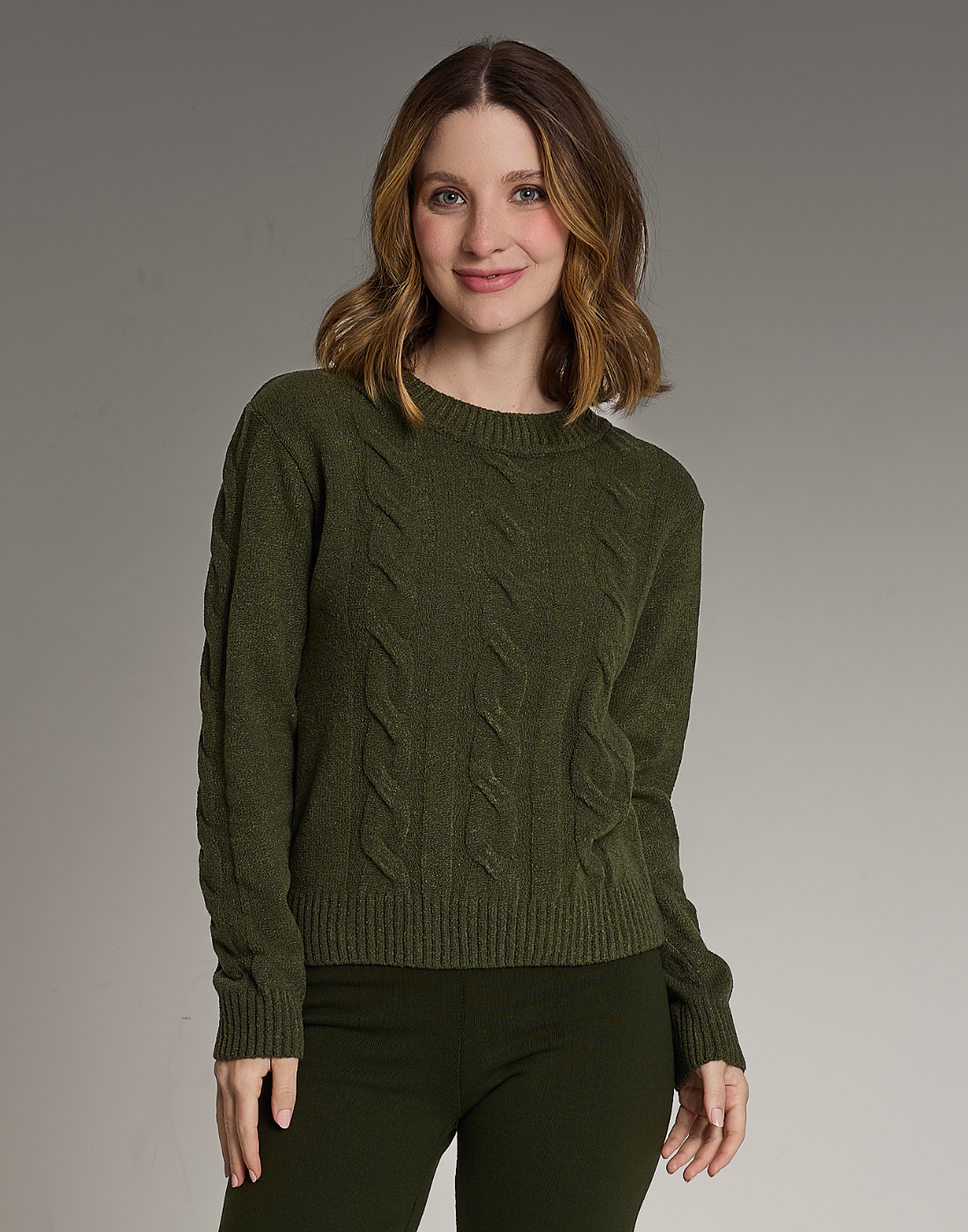 Blusa Mousse Trançada Lausanne Green Mountain