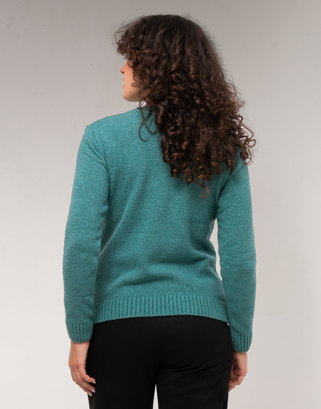 Blusa Mousse Básica Verde Agata