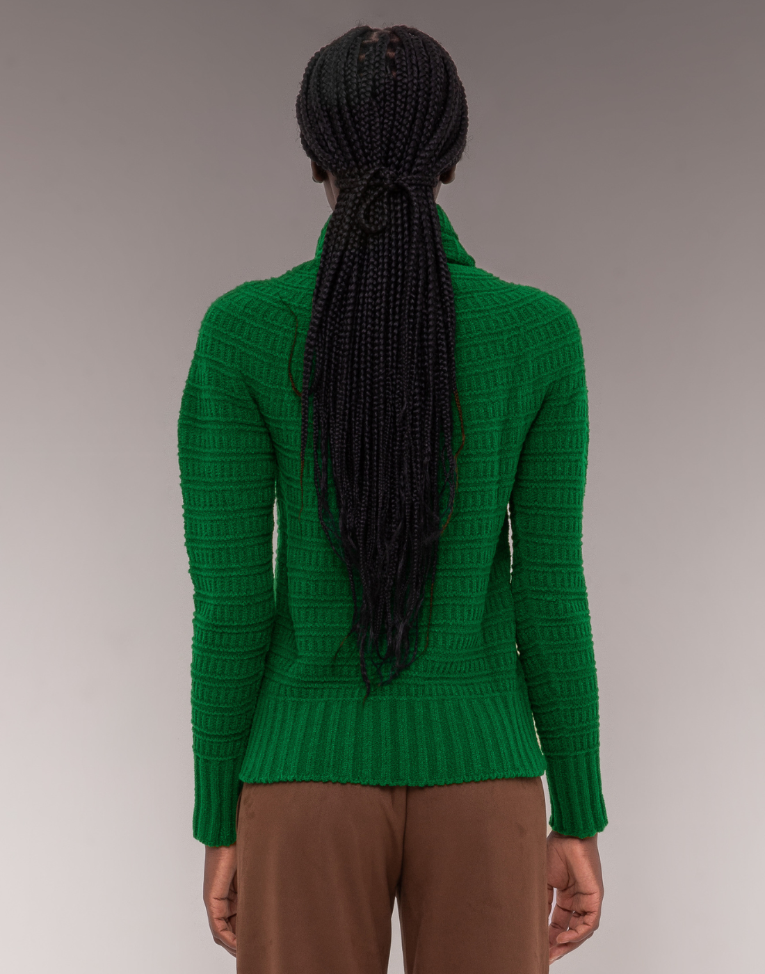 Blusa Mousse com Gola Avulsa Laurette Verde
