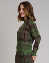Blusa Tartan Dunbar Verde