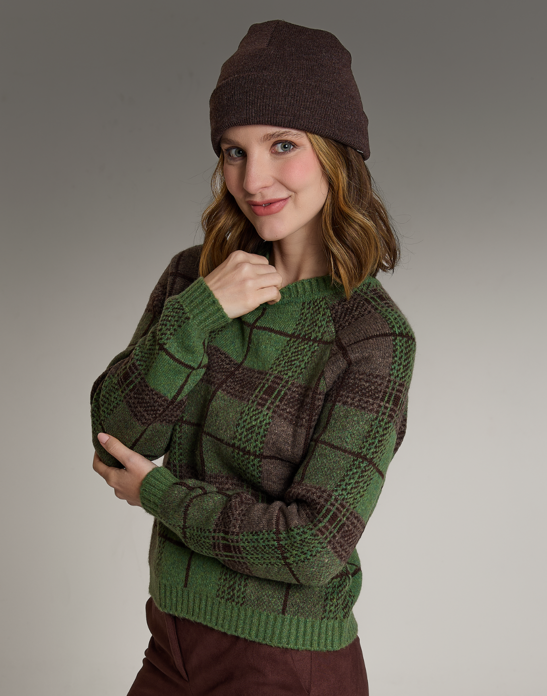 Blusa Tartan Dunbar Verde