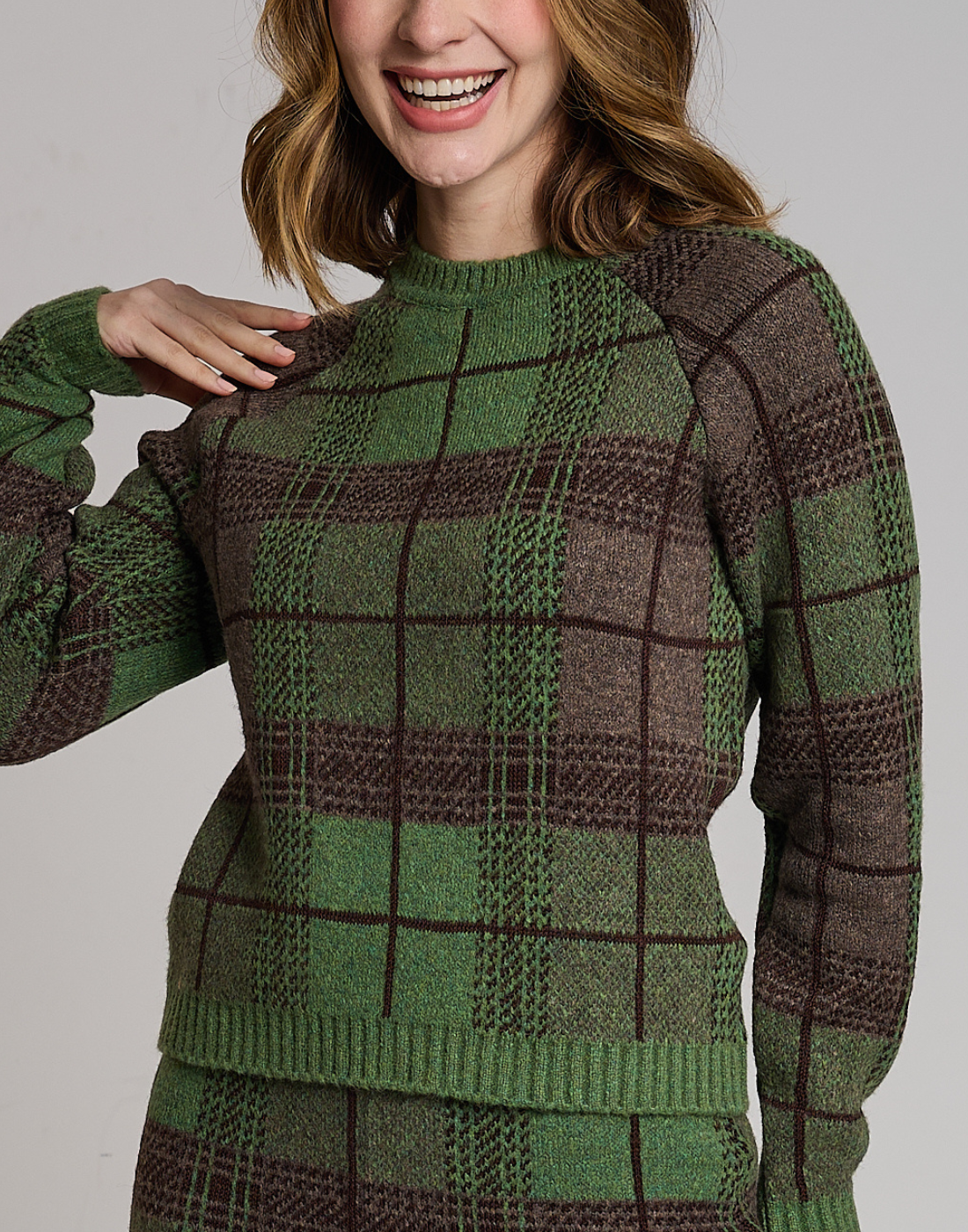Blusa Tartan Dunbar Verde