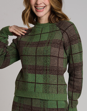 Blusa Tartan Dunbar Verde