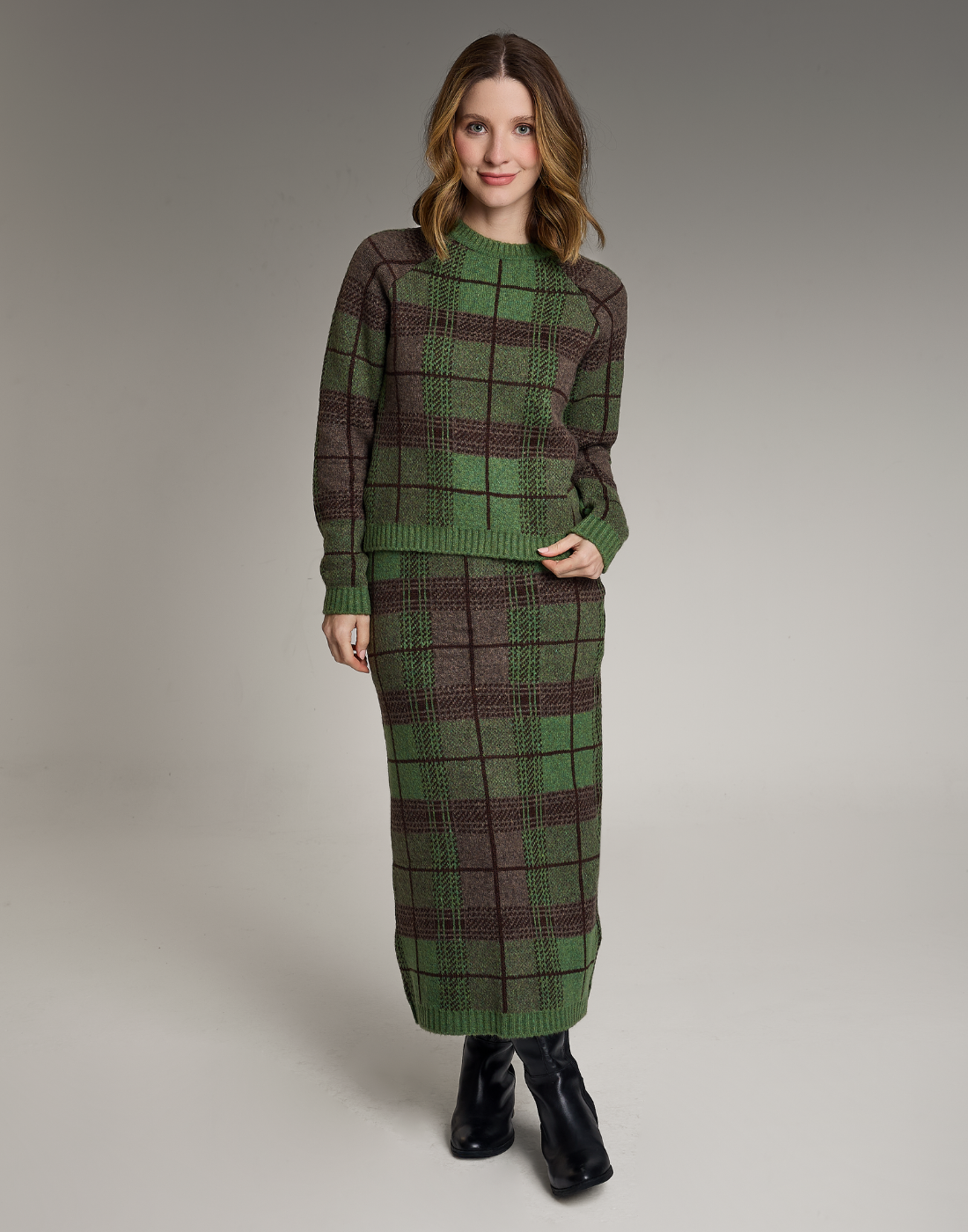 Blusa Tartan Dunbar Verde