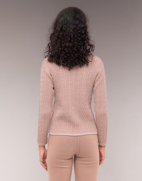 Blusa Trançada Chain Bege Bruma