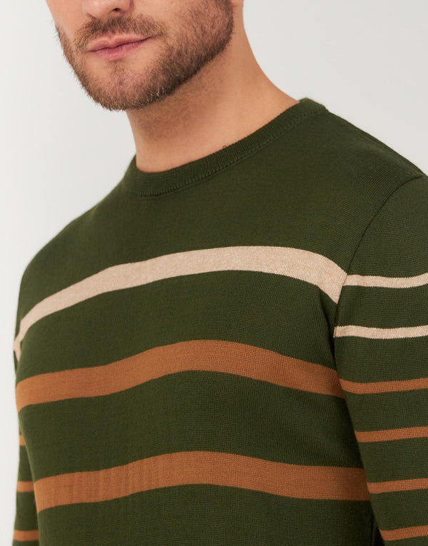 Blusão Listrado Dunkan Verde