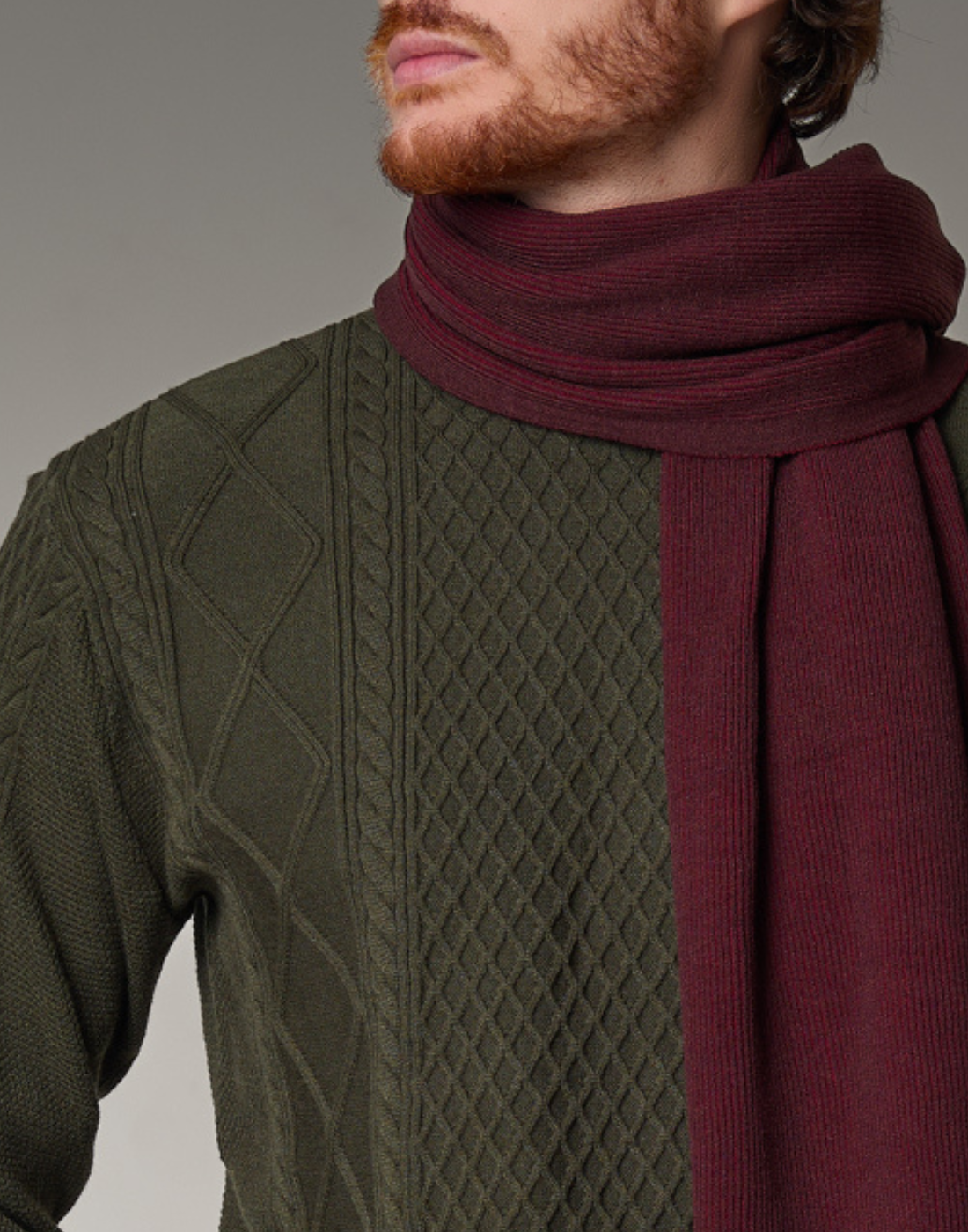 Blusão Aran Highland Verde Escuro