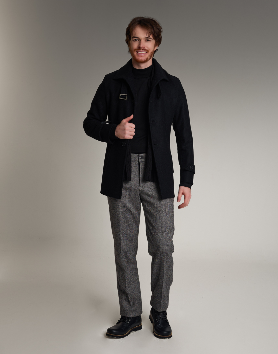 Blusão Gola Alta Soft Fit Preto