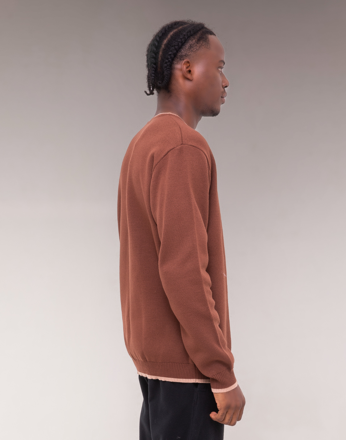 Blusão Listra Nob Marrom Moscada