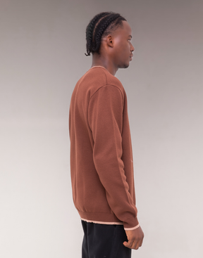 Blusão Listra Nob Marrom Moscada