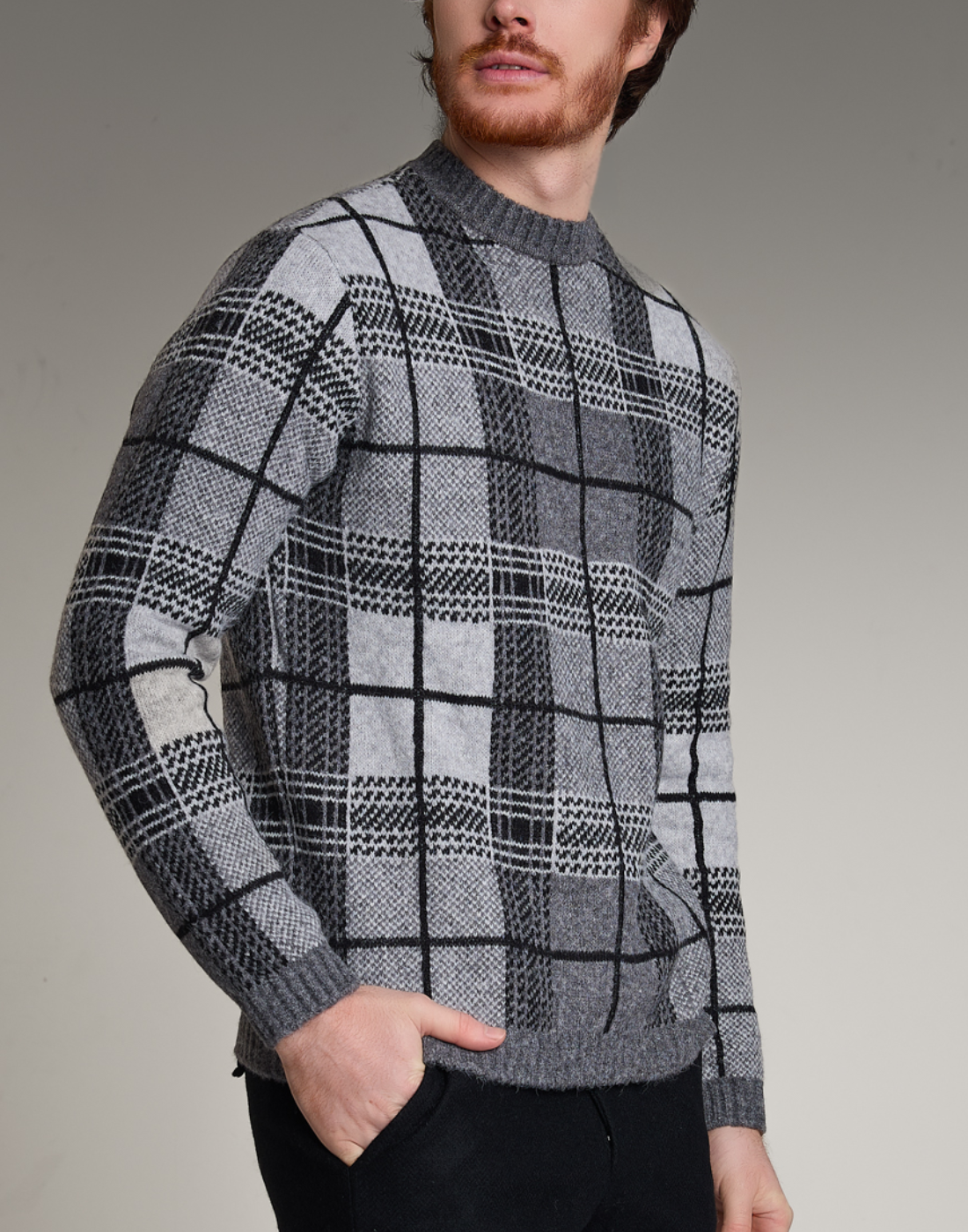 Blusão Tartan Dunbar Chumbo