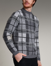 Blusão Tartan Dunbar Chumbo